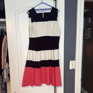 Colorblock Sleeveless Dress
